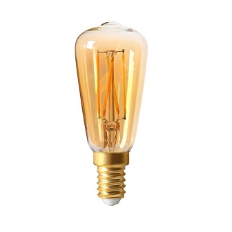 Żarówka dekoracyjna złota Edison LED E14, 2,5W